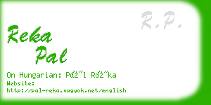 reka pal business card